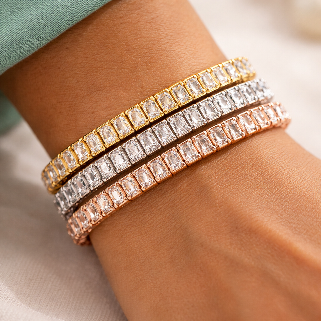Celeste Tennis Bracelet