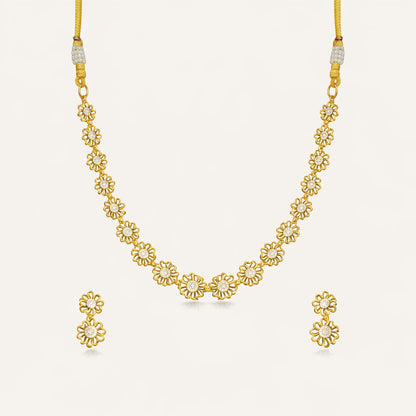 Sunehri Phool Necklace