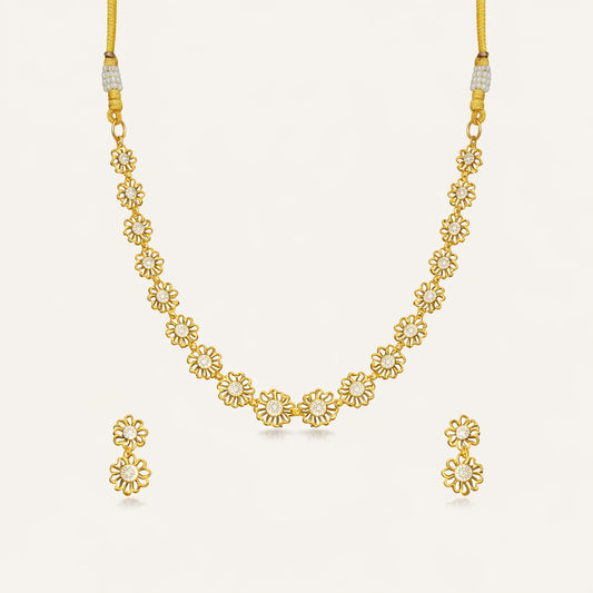Sunehri Phool Necklace